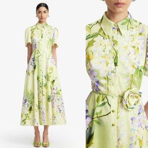 Brand New- Leo Lin Bianca Short Sleeve Midi Dress 🌼🌿